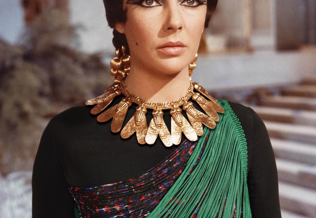 Elizabeth Taylor in Cleopatra, 1963.  Top by Stella McCartney, 2014.