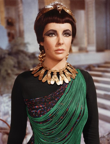 Elizabeth Taylor in Cleopatra, 1963.  Top by Stella McCartney, 2014.