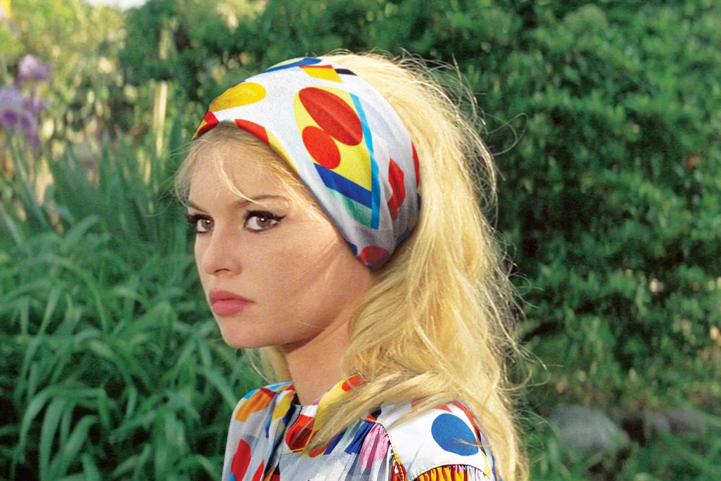 Brigitte Bardot in Contempt, 1963.
Scarf and top by Chanel, 2014.