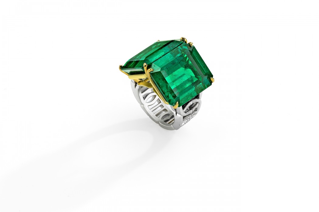 Ring_Two Stone Emerald Ring