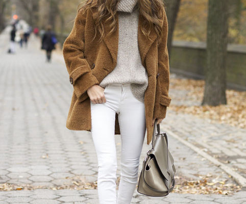 10 Ways to Wear White Jeans All Winter Long